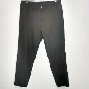 Lululemon Mens 34 x 28 Black Pants Tapered Leg